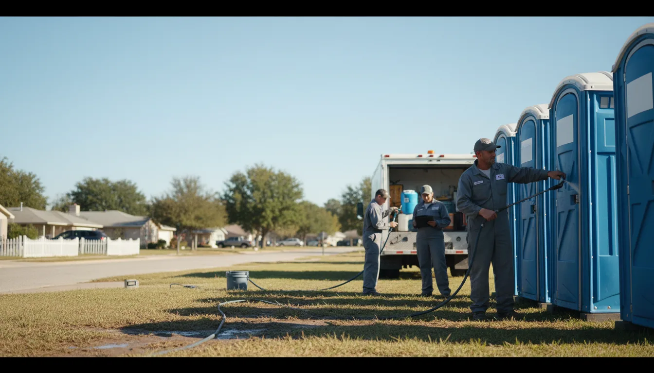 Long-Term Portable Toilet Rental in Morven, GA near me